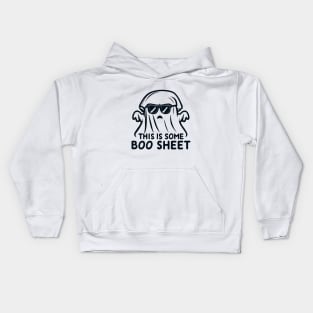 This Is Some Boo Sheet Halloween Ghost Kids Hoodie